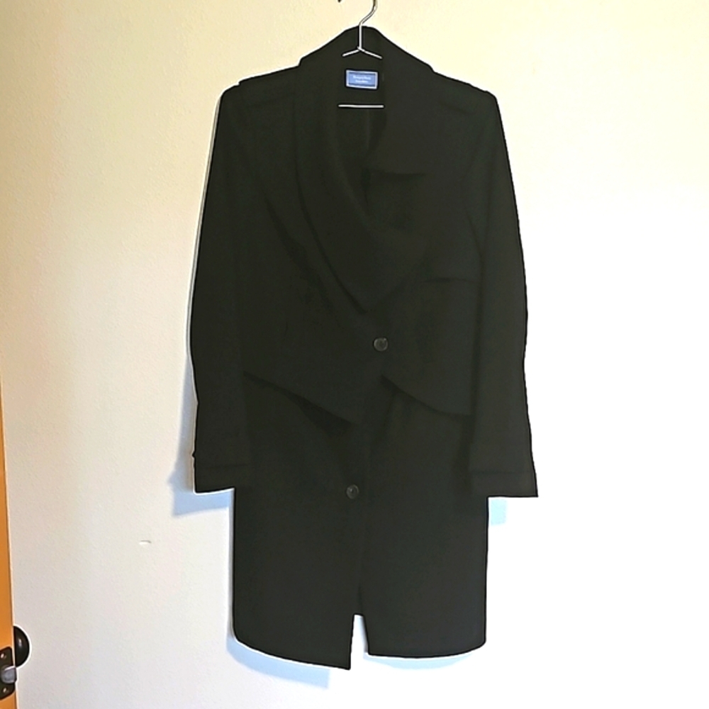 Stunning Simply Vera Vera Wang Black Double Breasted Coat Sz. S